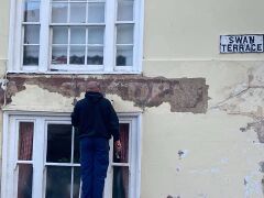 Swan Shades ghost sign 2020 - Justine Rae